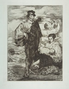 ジプシー レ ジタノス、1862 年。 作： Édouard Manet