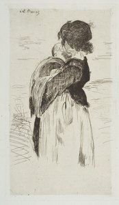 少女、1861-62。 作： Édouard Manet