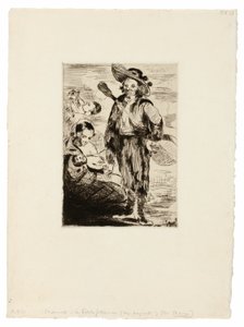 リトル・ジプシーズ 作： Édouard Manet