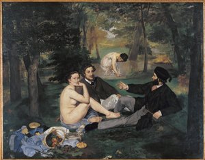芝生の上の昼食会 作： Édouard Manet