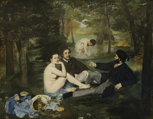 芝生での昼食会、1863 作： Édouard Manet