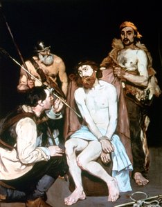 キリストのあざける、1885 作： Édouard Manet