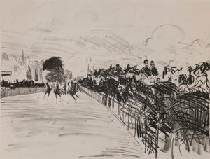 レース (Les Courses) 作： Édouard Manet