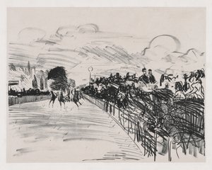 レース、1865。 作： Édouard Manet