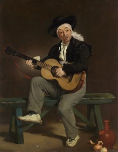 スペインの歌手、1860年。 作： Édouard Manet