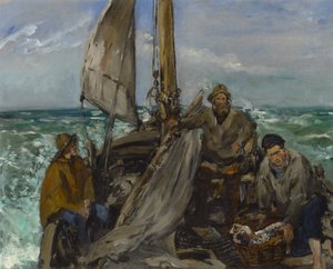 海の労働者 作： エドゥアールマネ