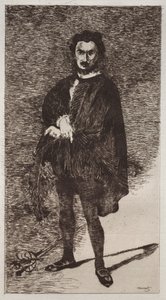 悲劇の俳優 作： Édouard Manet