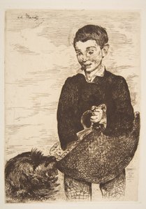 Urchin、1861-62。 作： Édouard Manet