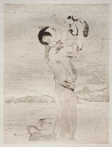 水を飲む人 作： Édouard Manet