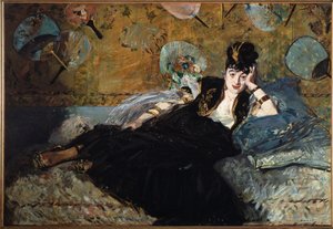 偶像の女性』ニーナ・デ・カリャス -1873年。油彩・キャンバス