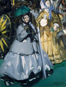 レースでの女性 作： Édouard Manet