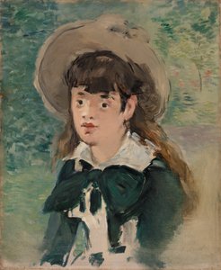 ベンチの少女 作： Édouard Manet
