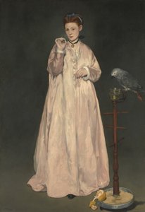 1866年の若い婦人 作： エドゥアールマネ