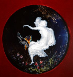 空気の精-元素」1870年頃（磁器にエナメルコーティング）（468027参照） 作： Edouard Rischgitz