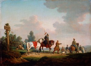 「1812年のパルチザン」、1820年。 作： Edouard Swebach