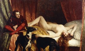 道化師;ルブッフォン、1868 作： Edouard Theophile Blanchard