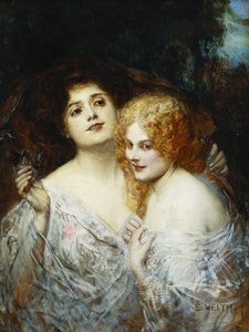 姉妹、 作： Edouard Veith