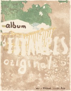 オリジナルプリントのアルバムのためのバスケットアウトドアカバーの赤ちゃん、c。 1899年。 作： Edouard Vuillard