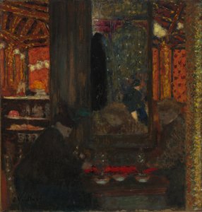 カフェで 作： Edouard Vuillard