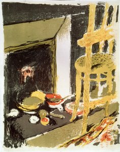 囲炉裏で、1899年。 作： Edouard Vuillard