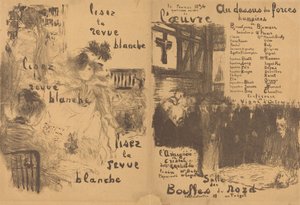 人間以上の強さ」『水晶蜘蛛』1894年 作： Edouard Vuillard