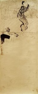 劇場にて 作： Edouard Vuillard