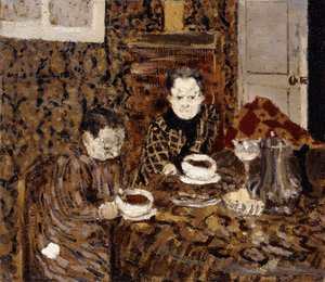 チョコレート;チョコレート、1892 作： Edouard Vuillard