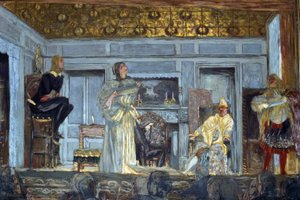 モリエールの想像上の病人のデコール 作： Edouard Vuillard