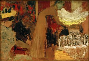 E.Vuillard、Die Diseuse 作： Edouard Vuillard