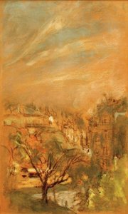 ヴェンティミリア広場の朝の影響 作： Edouard Vuillard
