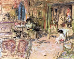 アンリとマダムジョスベルンハイム 作： Edouard Vuillard