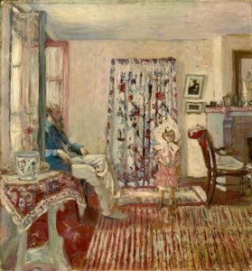 K.–X.ルーセルと娘 作： Edouard Vuillard