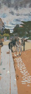 水まき車 作： Edouard Vuillard