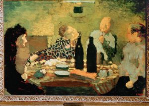 食後の家族 作： Edouard Vuillard