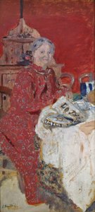 昼食会、1890年代 作： Edouard Vuillard