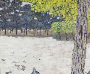 チュイルリー庭園、1894年頃。 作： Edouard Vuillard