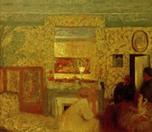 ナタンソンルーム、サンサンフロランタン通り 作： Edouard Vuillard