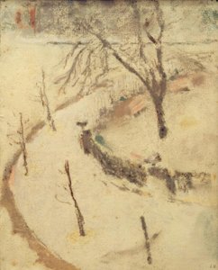 ベルリオーズ広場の冬 作： Edouard Vuillard