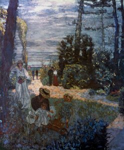 Vasouyでのランチ、1901 作： Edouard Vuillard