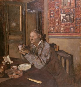 ボウルとマダムヴィラード、1898年 作： Edouard Vuillard
