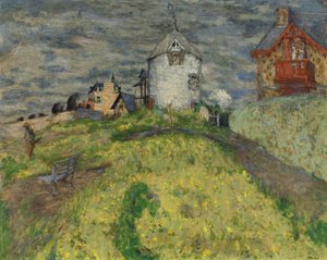 サン・ジャキュットのミルまたは田舎のヴィラ 作： Edouard Vuillard