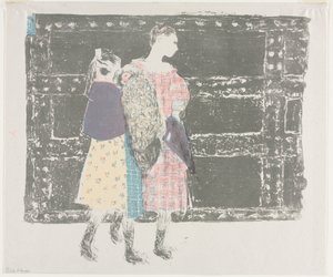 ヨーロッパ橋で 作： Edouard Vuillard