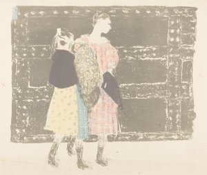 ヨーロッパ橋について、1897 年 1898 年、1899 年に出版。 作： Edouard Vuillard