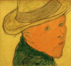 若い男の子の肖像画 作： Edouard Vuillard