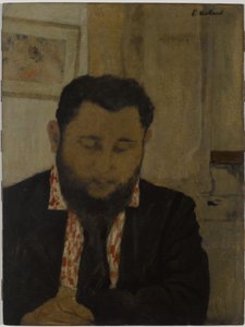 タデーナタンソンの肖像、1897年（パネルに取り付けられた段ボールに油彩） 作： Edouard Vuillard