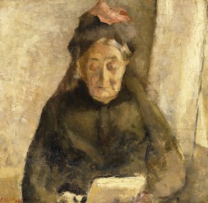 祖母の肖像、ミショーボンヌ・ママン、1888 作： Edouard Vuillard