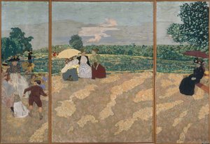 パブリックガーデン、1894 作： Edouard Vuillard