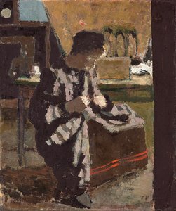 縫い;ラクチュール、1893年 作： Edouard Vuillard