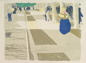 The Avenue」（シリーズ「Landscapes and Interiors」より 作： Edouard Vuillard
