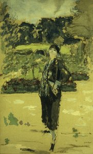 ブラックドレス。黒のドレス、1920 作： Edouard Vuillard